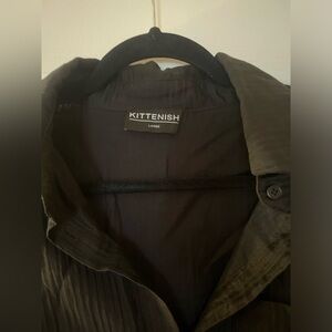 Kittenish Button Up Blouse